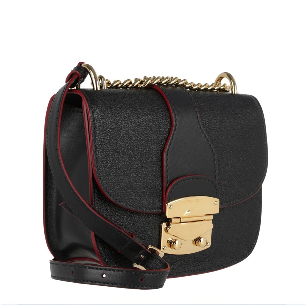 NWT Miu Miu Pattina Cross Body Bag